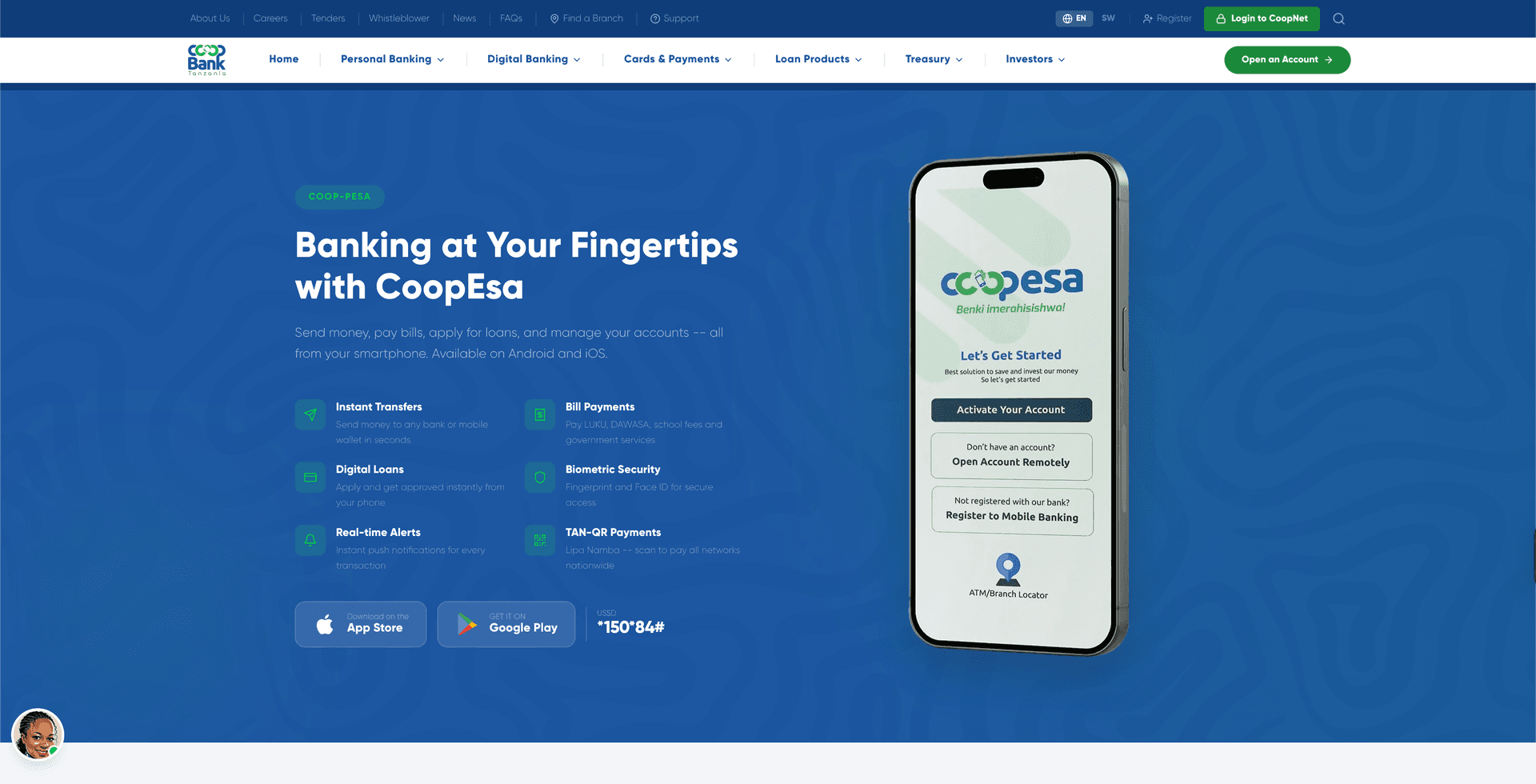 CoopeSA mobile banking